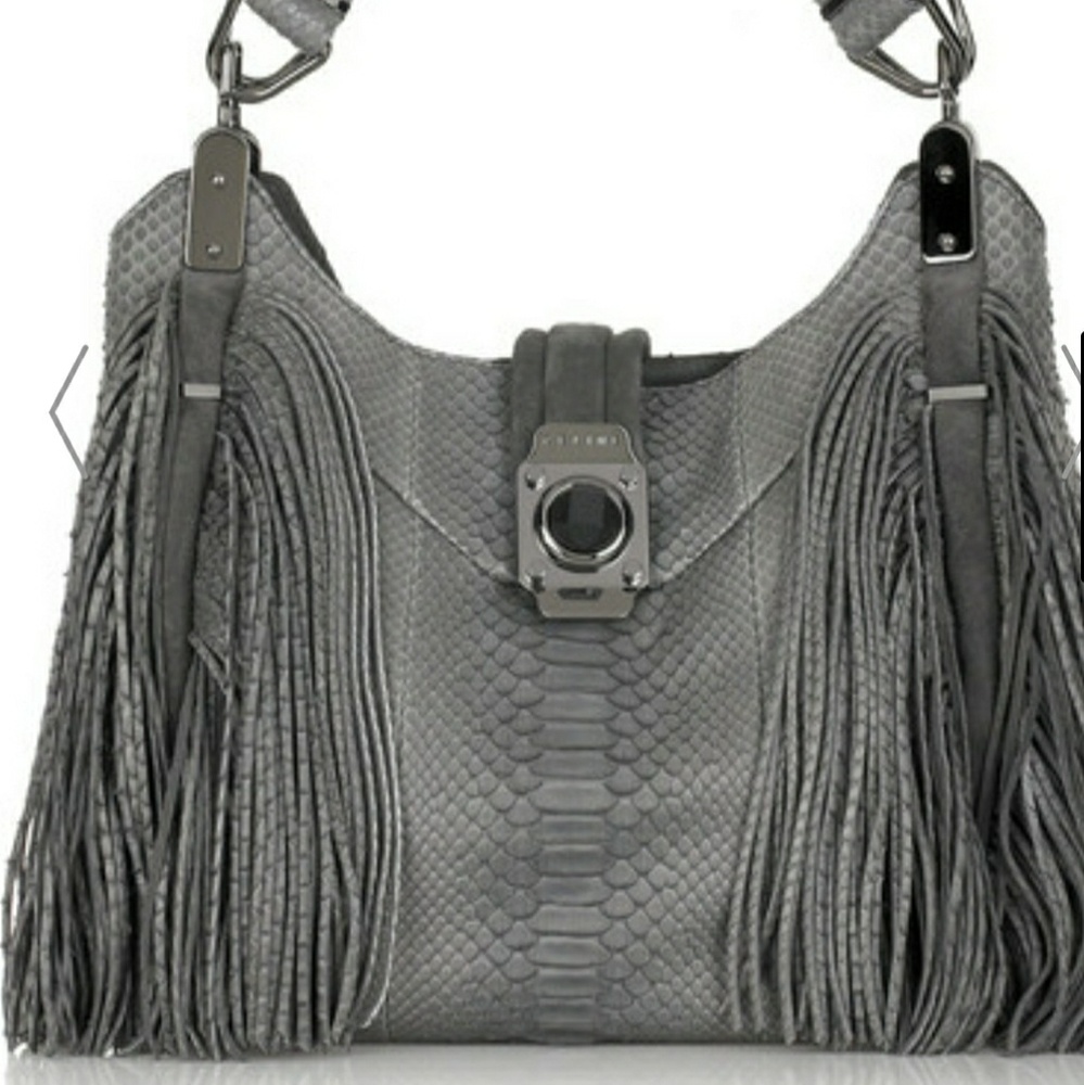 CELINE Dimitri Medium Python Hobo - Picture 2 of 7
